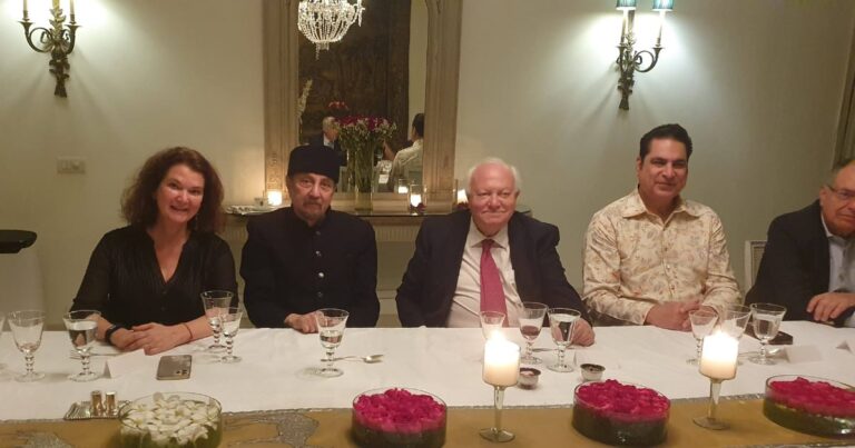 Nawab raunaq yar khan blog diplomatic dinner 20260410