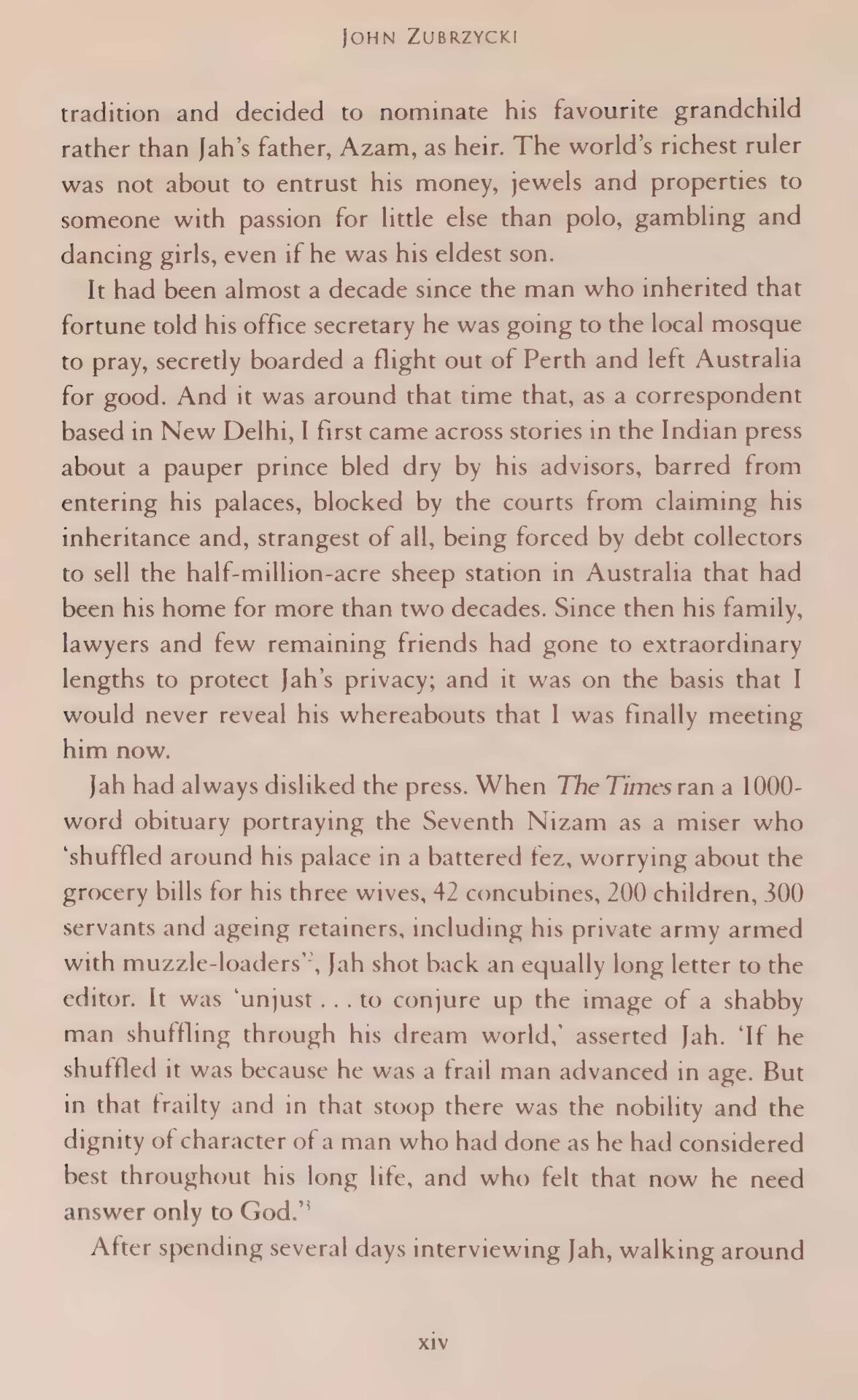Nizam hyderabad nawab raunaq yar khan the last nizam zubrzycki john pg xiv